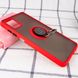 TPU+PC чехол Deen ColorEdgingRing for Magnet для Samsung Galaxy M51 Красный