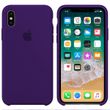 Чохол silicone case for iPhone X / XS Ultra Violet / Фіолетовий