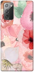 Чохол для Samsung Galaxy Note 20 PandaPrint Акварельні квіти 3 квіти