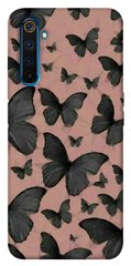 Чехол для Realme 6 Pro PandaPrint Порхающие бабочки паттерн