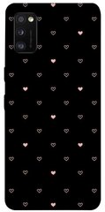Чехол для Samsung Galaxy A41 PandaPrint Сердечки паттерн