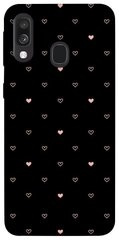 Чехол для Samsung Galaxy A40 (A405F) PandaPrint Сердечки паттерн