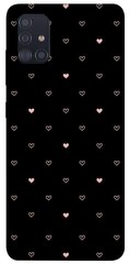 Чехол для Samsung Galaxy A51 PandaPrint Сердечки паттерн