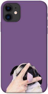 Чехол для Apple iPhone 11 (6.1"") PandaPrint Мопс животные