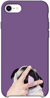 Чехол для Apple iPhone SE (2020) PandaPrint Мопс животные