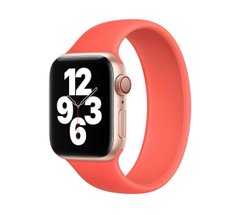 Силиконовый ремешок для Apple watch 38mm / 40mm (Оранжевый / Pink citrus)