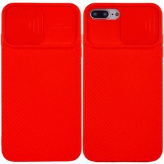 Чехол Camshield Square TPU со шторкой для камеры для Apple iPhone 7 plus / 8 plus (5.5"") Красный