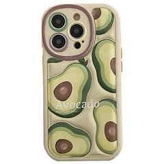 Чехол для iPhone 14 3d case Avocado