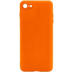 Силиконовый чехол Candy Full Camera для Apple iPhone 7 / 8 / SE (2020) Оранжевый / Orange