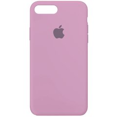 Чохол для Apple iPhone 7 plus / 8 plus Silicone Case Full з мікрофіброю і закритим низом (5.5 "") Ліловий / Lilac Pride