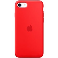 Чехол Silicone Case Full Protective (AA) для Apple iPhone SE (2020) (Красный / Red)