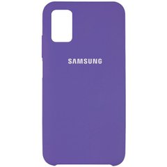Чехол Silicone Cover (AAA) для Samsung Galaxy M51 (Сиреневый / Elegant Purple)