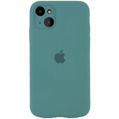 copy_Чехол для Apple iPhone 13 Silicone Full camera закрытый низ + защита камеры / Зеленый / Pine green
