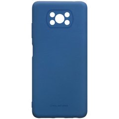 TPU чехол Molan Cano Smooth для Xiaomi Poco X3 NFC (синий)