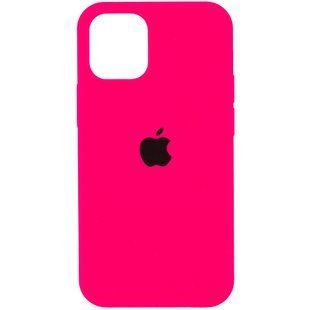 Чехол для Apple iPhone 14 Pro Max Silicone Case Full / закрытый низ Розовый / Barbie Pink