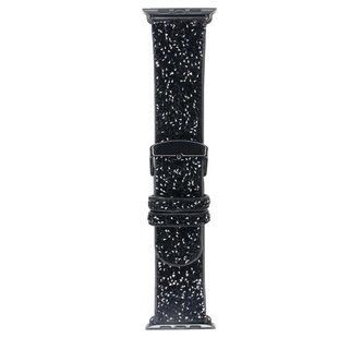 Ремешок для Apple Watch 42/44/45 mm Swarovski со стразами Black