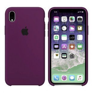 Чохол silicone case for iPhone XR Marsala / Бордовий