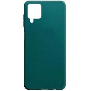 Силиконовый чехол Candy для Samsung Galaxy A12 (Зеленый / Forest green)