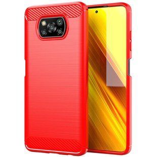 TPU чехол Slim Series для Xiaomi Poco X3 NFC (красный)