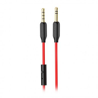 AUX-кабель НОСО UPA12 AUX+Microphone 1m. Black, Black