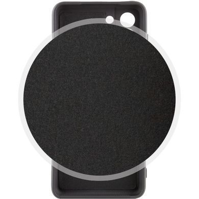 Чохол для Samsung Galaxy S23+ Silicone Full camera закритий низ + захист камери Ultra Чорний / Black