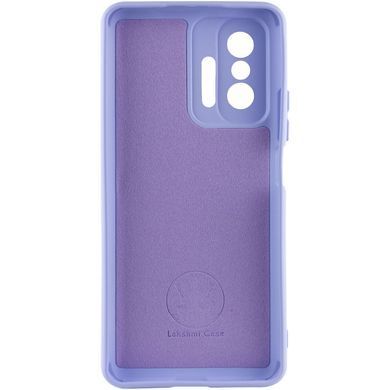 Чехол для Xiaomi 11T / 11T Pro Silicone Full camera закрытый низ + защита камеры Сиреневый / Dasheen
