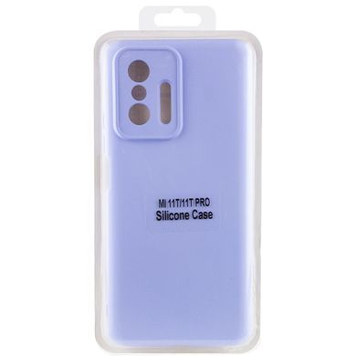 Чехол для Xiaomi 11T / 11T Pro Silicone Full camera закрытый низ + защита камеры Сиреневый / Dasheen