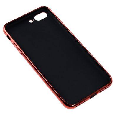 Чехол для iPhone 7 Plus / 8 Plus Silicone case матовый (TPU) красный
