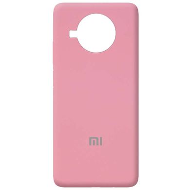 Чохол для Xiaomi Mi 10T Lite / Redmi Note 9 Pro 5G Silicone Full (Рожевий / Pink) з закритим низом і мікрофібри