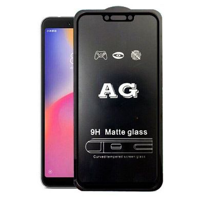 Матовое 5D стекло для Xiaomi Pocophone F1 Black Черное - Полный клей, Black