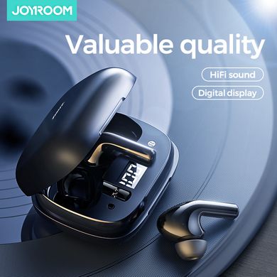Наушники Bluetooth JOYROOM TWS Earphone With LED Display JR-TL6 |300mAh, 3h| white