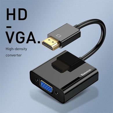 Переходник BASEUS HD Converter (HD4K to VGA), Черный