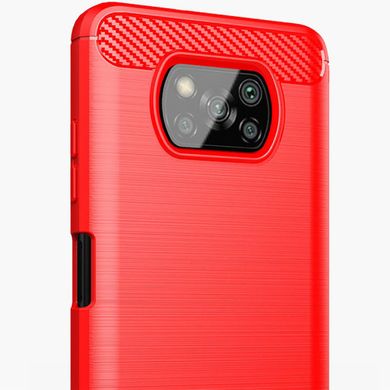 TPU чехол Slim Series для Xiaomi Poco X3 NFC (красный)