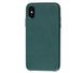 Чехол для iPhone X / Xs Leather classic "forest green"