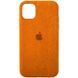 Чехол ALCANTARA Case Full для Apple iPhone 12 Pro / 12 (6.1"") Оранжевый