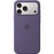 Чехол Silicone case Original 1:1 (AAA) with Magsafe для Apple iPhone 17 Pro Max (Сиреневый / Purple Fog)