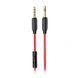 AUX-кабель НОСО UPA12 AUX + Microphone 1m. Black, Black