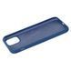 Чохол для iPhone 11 Silicone Full alaskan blue / синій / закритий низ