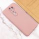 Чохол для Xiaomi Redmi Note 8 Pro Silicone Full camera закритий низ + захист камери Рожевий / Pink Sand