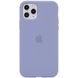 Чехол для Apple iPhone 11 Pro (5.8") Silicone Full / закрытый низ (Серый / Lavender Gray)