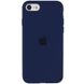 Чохол Silicone Case Full Protective (AA) для Apple iPhone SE (2020) (Темний Синій / Midnight Blue)