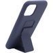 Чехол Silicone Case Hand Holder для Apple iPhone 11 Pro (5.8") (Темно-синий / Midnight blue)