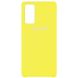 Чехол Silicone Cover (AAA) для Samsung Galaxy S20 FE (Желтый / Bright Yellow)