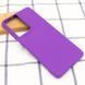 Чохол Silicone Cover Full without Logo (A) для Samsung Galaxy S21 Ultra (Фіолетовий / Purple)