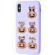 TPU чехол WAVE Fancy для Apple iPhone X / XS (5.8") (Dog in pumpkin / Light purple)