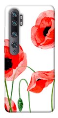 Чехол для Xiaomi Mi Note 10 / Note 10 Pro / Mi CC9 Pro PandaPrint Акварельные маки цветы