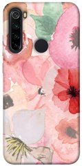 Чохол для Xiaomi Redmi Note 8 PandaPrint Акварельні квіти 3 квіти