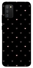 Чехол для Samsung Galaxy A02s PandaPrint Сердечки паттерн