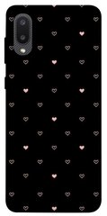 Чехол для Samsung Galaxy A02 PandaPrint Сердечки паттерн