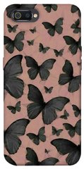 Чехол для Realme C2 PandaPrint Порхающие бабочки паттерн